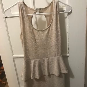 Champagne bodycon dress